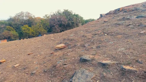 Rotational shot on hill Stock Footage 149423067