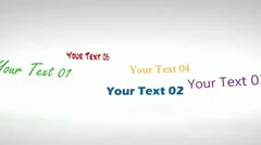 Rotative Texts Display - After Effects Template Stock After Effects