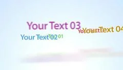 Rotative Texts Display - Apple Motion 5 and Final Cut Pro X Template Stock After Effects