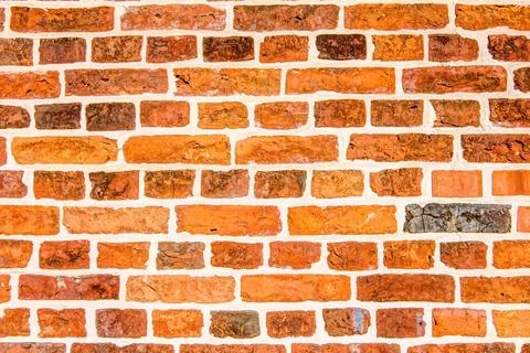  Rote Backstein Textur - Hintergrund Muster Detailed old red brick wall ba... Stock-Fotos
