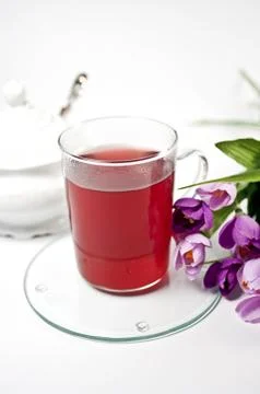Roter Früchtetee Stock Photos