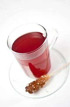 Roter Früchtetee Stock Photos