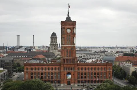 Rotes Rathaus Stock Photos