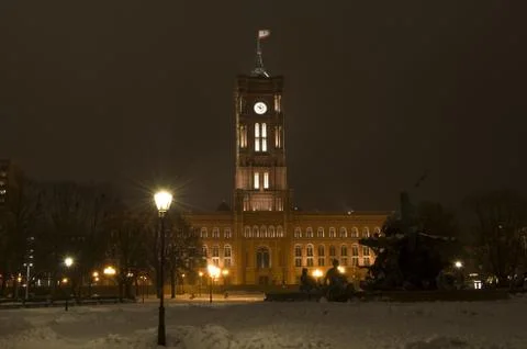 Rotes Rathaus 库存照片