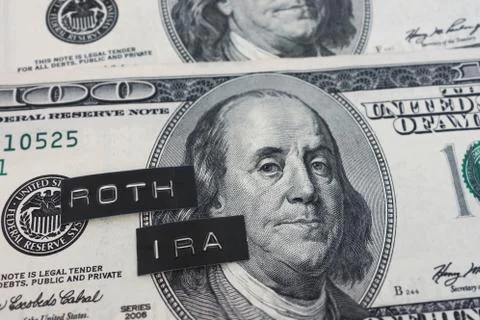 Roth IRA labels Stock Photos