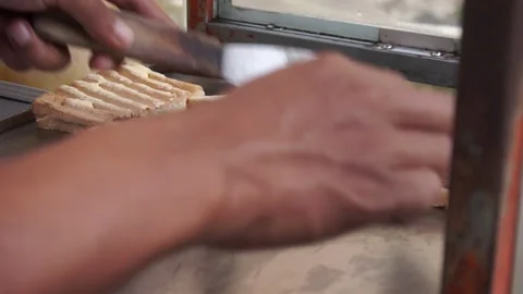 Roti bakar2 Stock Footage 172279570