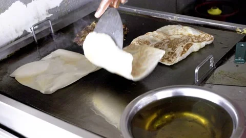 Roti Canai - Flatbread Stock Footage 159327185