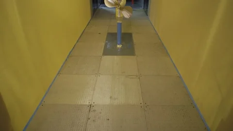 Rotor blades in corridor Stock-Footage 93523383