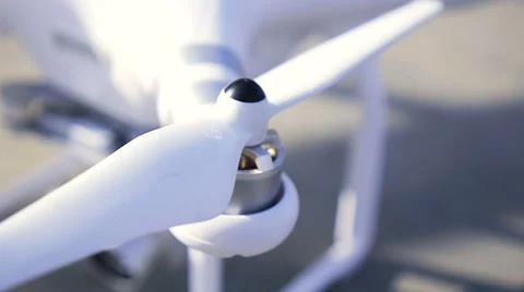 Rotor drones or propeller of quadrocopter Stock Footage 60833478
