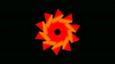 Rotor shape array 스톡 동영상 18059966