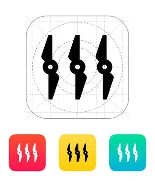 Rotors icon Stock Illustration