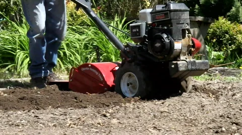 Rototiller 1 Stock Footage 720503