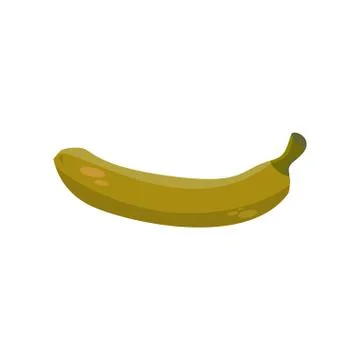 Rotten Banana Day 2. Decayed yellow fruit. Old spoiled fetus Illustrazione stock