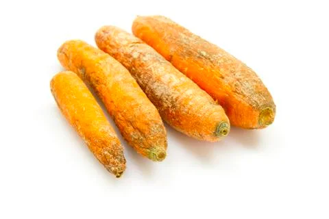 Rotten carrots Stock Photos