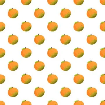 Rotten orange fruit with mold seamless pattern background Stock Illustration