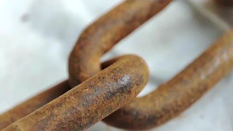Rotten rusty iron and nails Stock Footage 165103047