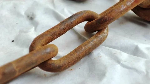 Rotten rusty iron and nails Stock Footage 165103382