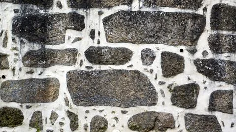 Rotten Stone Wall Stock Photos