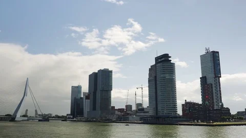 Rotterdam cityscape Stock Footage 69904819