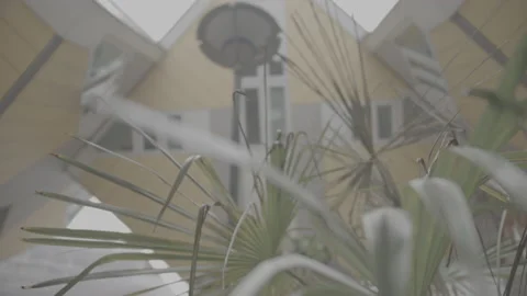ROTTERDAM CUBE HOUSE ARCHITECTURE SLOW MOTION Stock Footage 176985079
