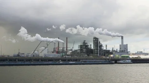 Rotterdam harbour Stock Footage 70515203