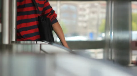 Rotterdam Metro Gate 01 Video stock 22497364