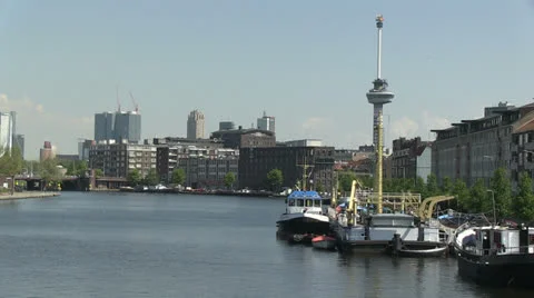 Rotterdam, The Netherlands Stock Footage 24692843