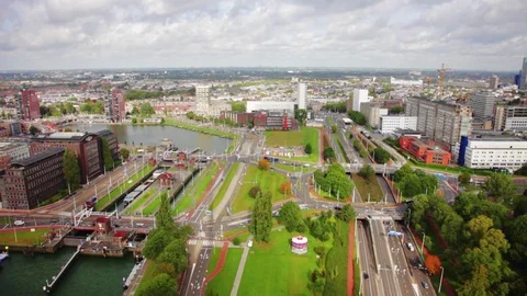 Rotterdam, Netherlands Stock Footage 81679537