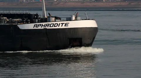 ROTTERDAM PORT CARGO SHIP 4 Stock Footage 39357355