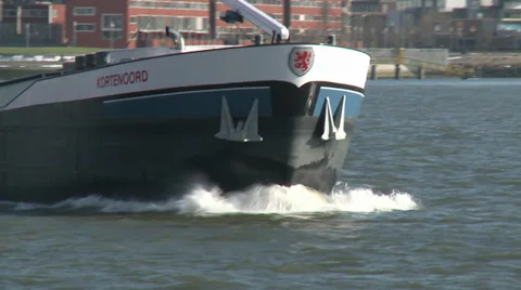 ROTTERDAM PORT SHIP 3 Stock Footage 39330969