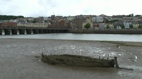 Rotting Boat Video stock 18170105