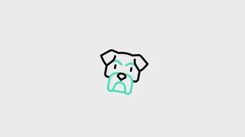Rottweiler Animated Icon Stock Footage 320224784