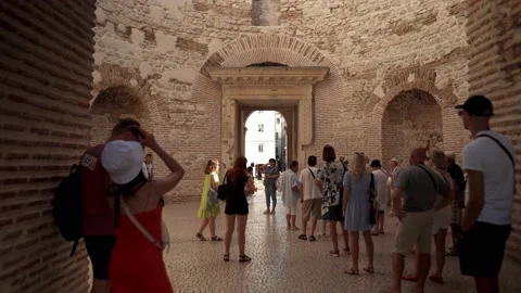 Rotunda Atrium Split Croatia Stock Footage 201626166