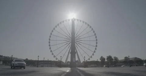 Roue de Paris Ferris Wheel / Paris, France - 4K Stock Footage 69726296