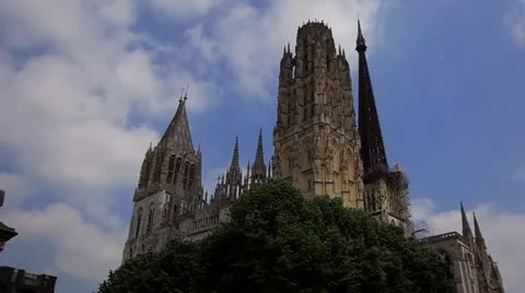 Rouen Cathedral Video stock 22240631