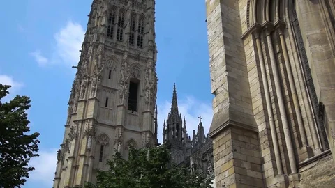 Rouen Cathedral Video stock 74206841