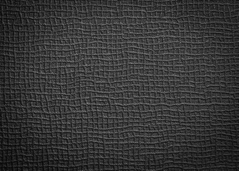Rough black leather for background Stock Photos