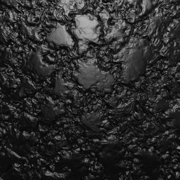 Rough Black Resin Surface or Frozen Lava. Abstract Background. 스톡 일러스트