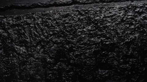 Rough black stone wall surface background Stock Footage 341294660