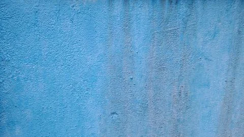 Rough Blue Painted Wall Texture Stock Photos