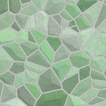 Rough boulders green Stock Illustration