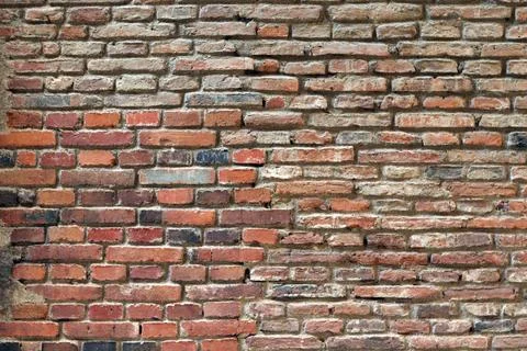 Rough brick wall background Stock Photos