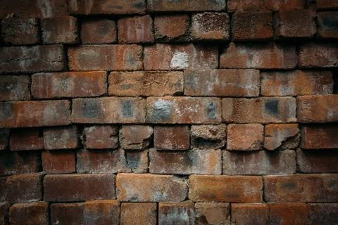 Rough Brick Wall full frame Stock-Fotos