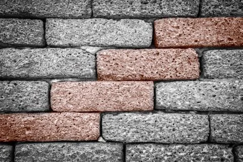 Rough brick wall Stock Photos