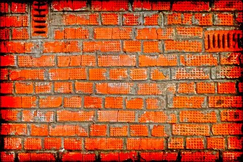 Rough brick wall Stock Photos