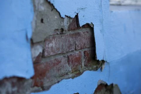 Rough brick wall Fotos Stock