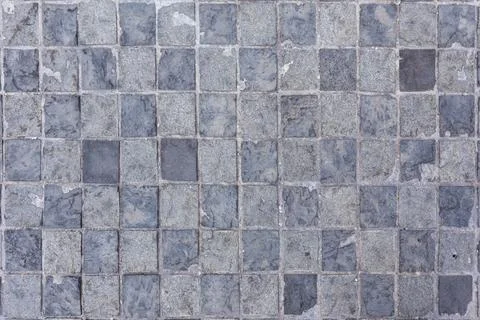 Rough brick wall Spherical in shape with alternating directions of pavers ,.. Stock Photos