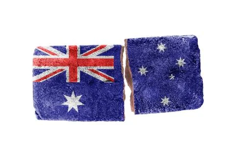 Rough broken brick Ilustración de archivo