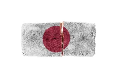 Rough broken brick Ilustración de archivo