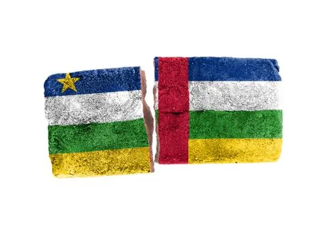 Rough broken brick Ilustración de archivo